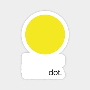 Everything starts by a dot. (Kandinsky) Sticker